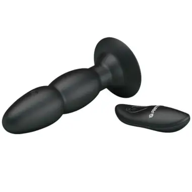 PRETTY LOVE - PLUG VIBRADOR Y ROTACIÓN POR CONTROL REMOTO 