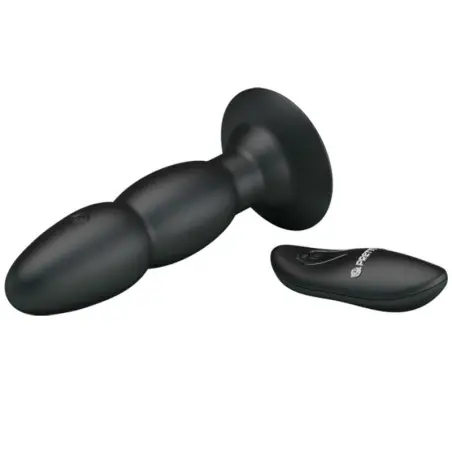 PRETTY LOVE - PLUG VIBRADOR Y ROTACIÓN POR CONTROL REMOTO 