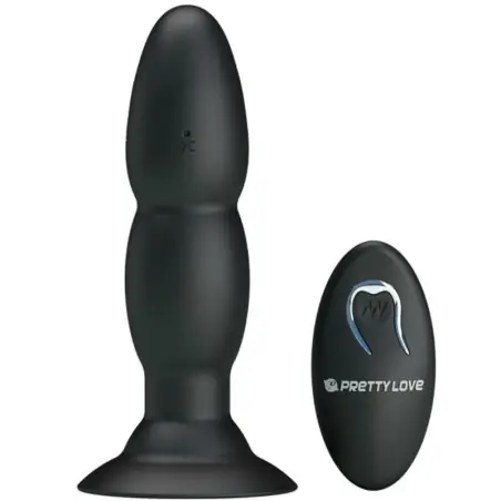 PRETTY LOVE - PLUG VIBRADOR Y ROTACIÓN POR CONTROL REMOTO 