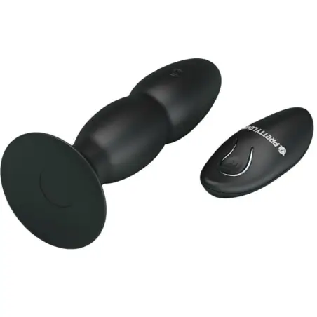 PRETTY LOVE - PLUG VIBRADOR Y ROTACIÓN POR CONTROL REMOTO 
