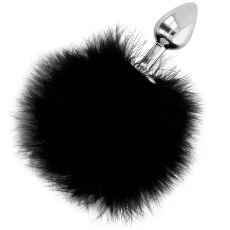 DARKNESS - EXTRA BUTTPLUG ANAL CON COLA NEGRO 7 CM 