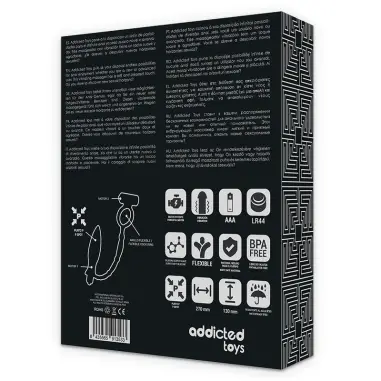 ADDICTED TOYS - PLUG ANAL CON ANILLO VIBRADOR 