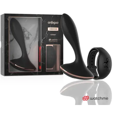 ANBIGUO - WATCHME CONTROL REMOTO VIBRADOR PLUG ANAL VERNET 