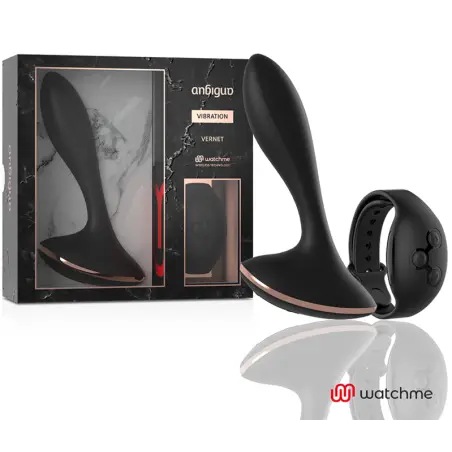 ANBIGUO - WATCHME CONTROL REMOTO VIBRADOR PLUG ANAL VERNET 