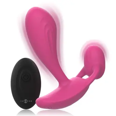 INTENSE - SHELLY DUO ANAL-PERINEO , VAGINAL-CLITORIS REMOTO ROSA 