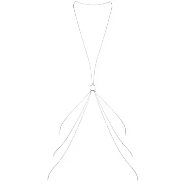 BIJOUX - MAGNIFIQUE CADENAS METLICAS PARA EL CUERPO 8 SILVER 