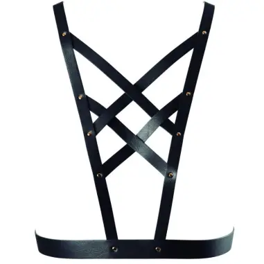 BIJOUX - INDISCRETS MAZE ARNES CRUZADO CON ESCOTE NEGRO 