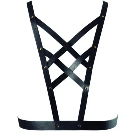 BIJOUX - INDISCRETS MAZE ARNES CRUZADO CON ESCOTE NEGRO 