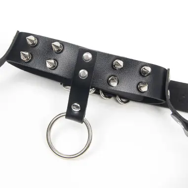 SUBBLIME - ARNÉS SUJETADOR Y COLLAR CON CADENAS TALLA ÚNICA 