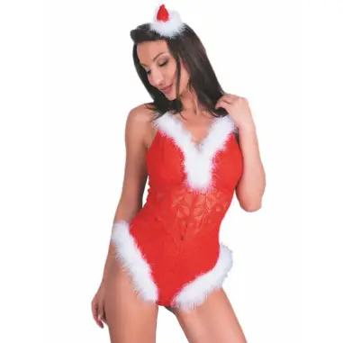 LIVCO CORSETTI FASHION - NAUGHTY SANTA LC 90706 BODY NAVIDEÑO S/M 