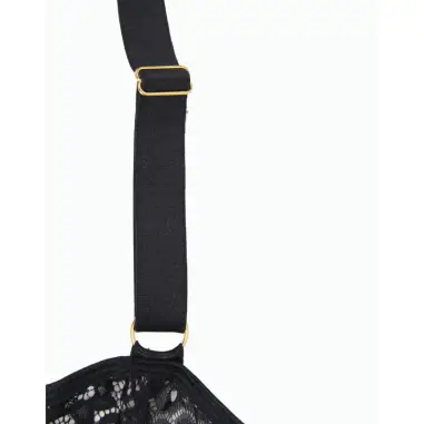 SUBBLIME - CORSET Y CINTURON NEGRO L/XL 