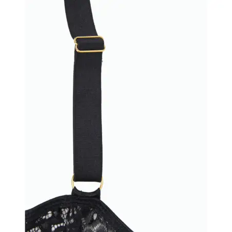 SUBBLIME - CORSET Y CINTURON NEGRO L/XL 