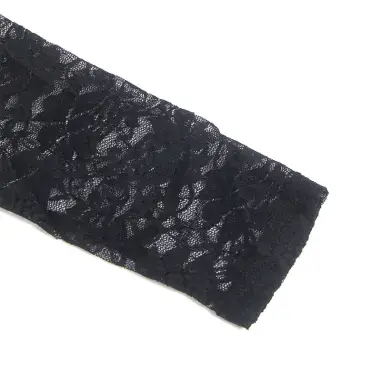 SUBBLIME - 955595 VESTIDO DE MANGA LARGA CON ENCAJE NEGRO S/M 