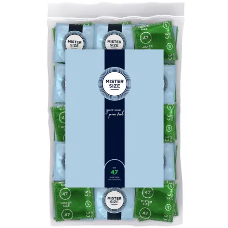 MISTER SIZE - PRESERVATIVOS TALLA XS 47 MM (100 UNIDADES) 