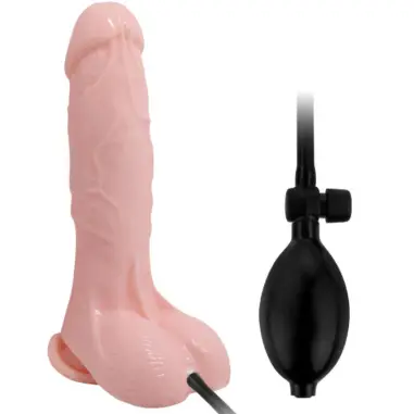 BAILE - INFLATABLE DILDO HINCHABLE REALÍSTICO CON VENTOSA 15 CM 