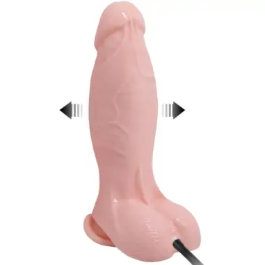 BAILE - INFLATABLE DILDO HINCHABLE REALÍSTICO CON VENTOSA 15 CM 