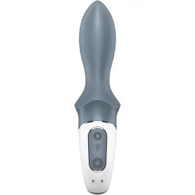 SATISFYER - AIR PUMP BOOTY 1 VIBRADOR INFLABLE ANAL GRIS 