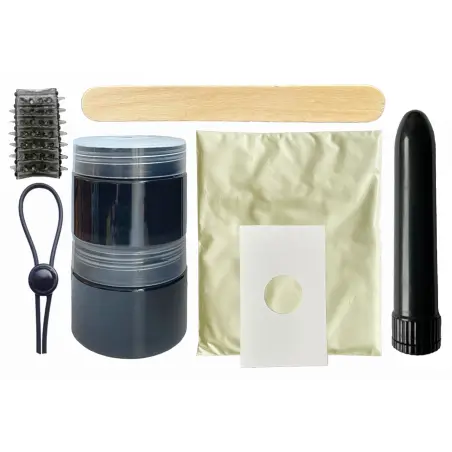 CLONEBOY - KIT CLONADOR DE PENE CON VIBRACIÓN NEGRO 