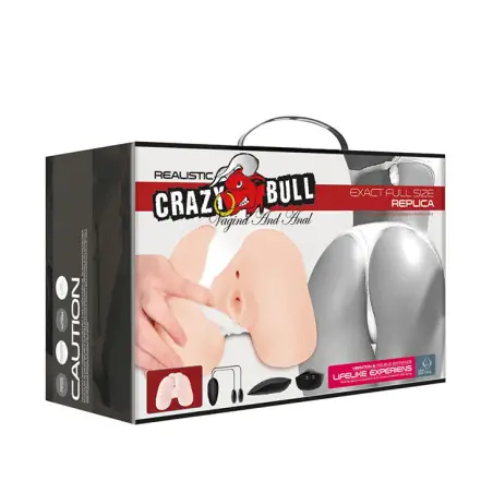 CRAZY BULL - VAGINA Y ANO REALÍSTICOS CON VIBRACIÓN POSICIÓN 5 Vaginas con vibración