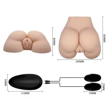 CRAZY BULL - VAGINA Y ANO REALÍSTICOS CON VIBRACIÓN POSICIÓN 5 Vaginas con vibración