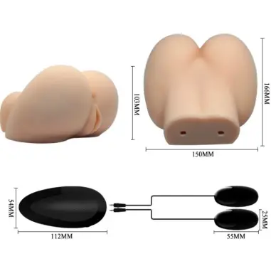 CRAZY BULL - VAGINA Y ANO REALÍSTICOS CON VIBRACIÓN POSICIÓN 6 Vaginas con vibración