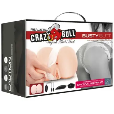 CRAZY BULL - VAGINA Y ANO REALÍSTICOS CON VIBRACIÓN POSICIÓN 6 Vaginas con vibración