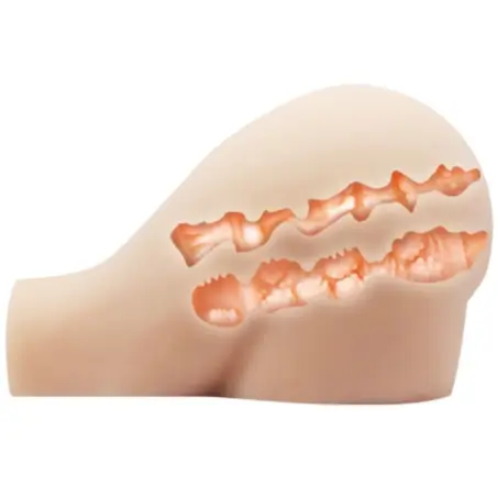 CRAZY BULL - VAGINA Y ANO REALÍSTICOS CON VIBRACIÓN POSICIÓN 8 Vaginas con vibración