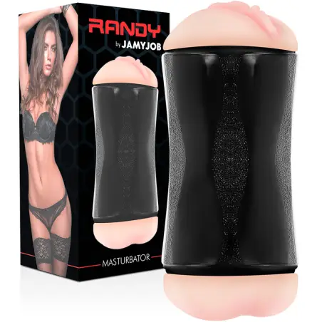 JAMYJOB - RANDY MASTURBADOR DOBLE ENTRADA - VAGINA Y ANO 