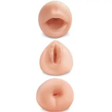 EXTREME TOYZ - ALL 3 HOLES KIT 3 MASTURBADORES Kits juguetes sexuales