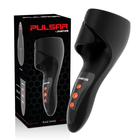 JAMYJOB - PULSAR MASTURBADOR VIBRADOR AJUSTABLE CON GOLPETEO EN GLANDE 