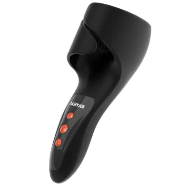 JAMYJOB - PULSAR MASTURBADOR VIBRADOR AJUSTABLE CON GOLPETEO EN GLANDE 