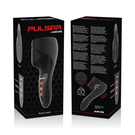 JAMYJOB - PULSAR MASTURBADOR VIBRADOR AJUSTABLE CON GOLPETEO EN GLANDE 