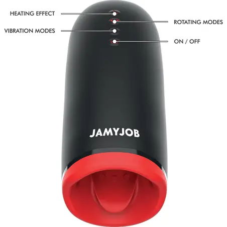 JAMYJOB - SPIN-X MASTURBADOR CON ROTACIÓN Y FUNCIÓN CALOR Masturbadores varios