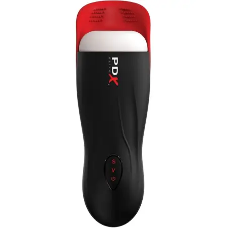 PDX ELITE - MASTURBADOR STROKER FAP-O-MATIC PRO CON BASE PARA TESTÍCULOS 