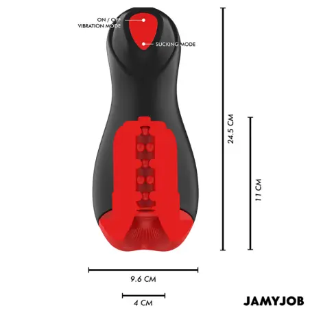 JAMYJOB - CORE-X MASTURBADOR AUTOMÁTICO 5 MODOS SUCCIONADOR Y VIBRACIÓN Masturbador Automático