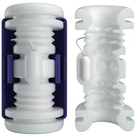 PRETTY LOVE - DJ LADY MASTURBADOR MASCULINO CON VIBRACIÓN 5 CONFIGURACIONES MORADO 