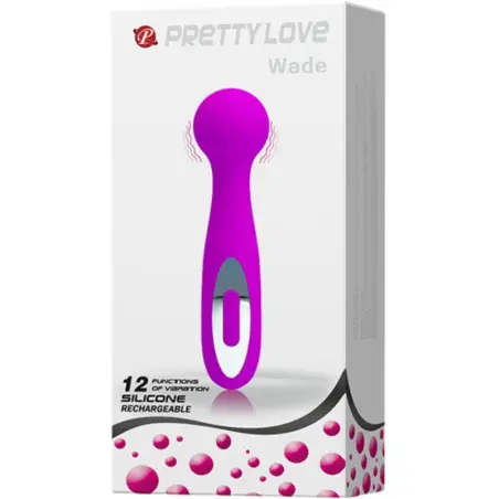 PRETTY LOVE - MASAJEADOR RECARGABLE WADE 12 FUNCIONES 