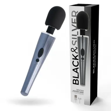 BLACK&SILVER - DEXTER MASSAGE WAND 