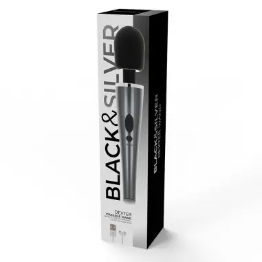 BLACK&SILVER - DEXTER MASSAGE WAND 