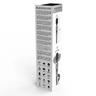BLACK&SILVER - DEXTER MASSAGE WAND 