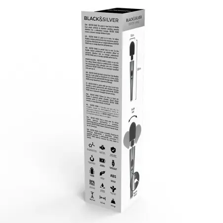 BLACK&SILVER - DEXTER MASSAGE WAND 