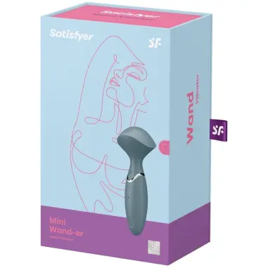 SATISFYER - MINI WOND-ER GRIS Para Clítoris