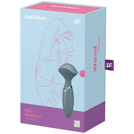 SATISFYER - MINI WOND-ER GRIS Para Clítoris