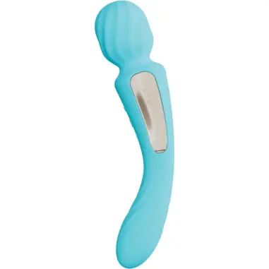 LELO - SWITCH VIBRADOR WANDA ESTIMULACIÓN DOBLE CELESTE 