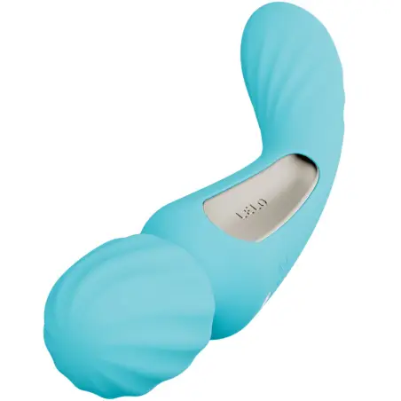 LELO - SWITCH VIBRADOR WANDA ESTIMULACIÓN DOBLE CELESTE 
