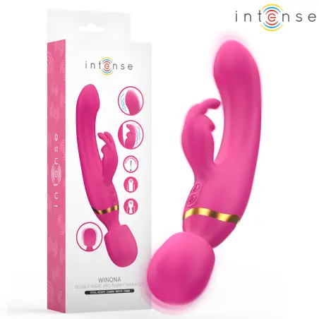 INTENSE - WINONA DOBLE VIBRADOR RABBIT & WAND 