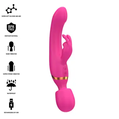 INTENSE - WINONA DOBLE VIBRADOR RABBIT & WAND 