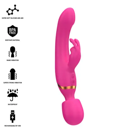 INTENSE - WINONA DOBLE VIBRADOR RABBIT & WAND 