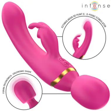INTENSE - WINONA DOBLE VIBRADOR RABBIT & WAND 