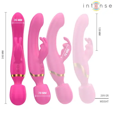 INTENSE - WINONA DOBLE VIBRADOR RABBIT & WAND 